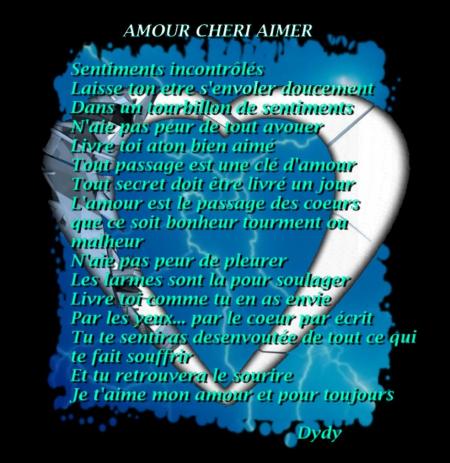 AMOUR, CHERIE, AIMER 